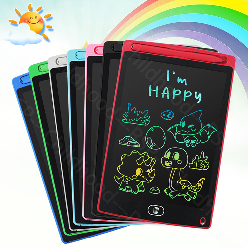 Kids Toys Xmas - 子供用LCDライティングタブレット、8.5インチカラフルお絵かきボード、教育学習玩具、男の子と女の子への誕生日プレゼント、クリスマスギフト