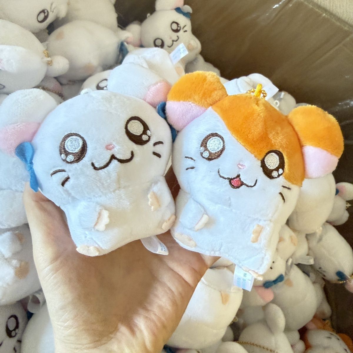 Kids Toys Resale - かわいいハムタロ ビジュー ハグぬいぐるみキーホルダー バッグチャーム カワイイギフト 男の子