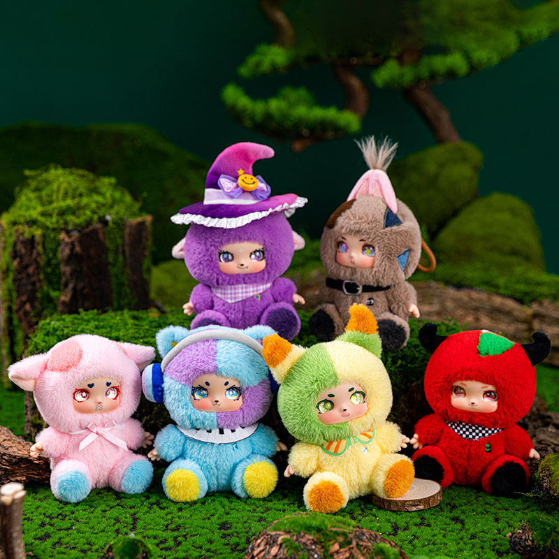 Kids Toys Movie - かわいいハロウィン魔女人形ビニール顔ぬいぐるみカラフルな人形人気のぬいぐるみ子供のための魔女ギフトハロウィンパーティー