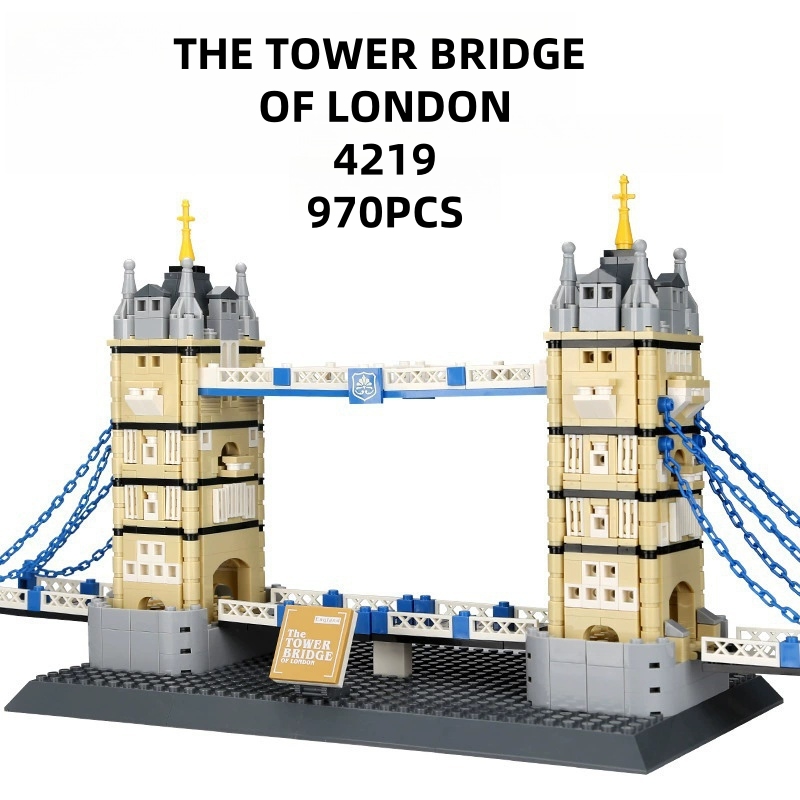 Kids Toys London - 新しい970ピース ロンドン イギリス ツインタワーズ橋 組み立てブロックモデル おもちゃ