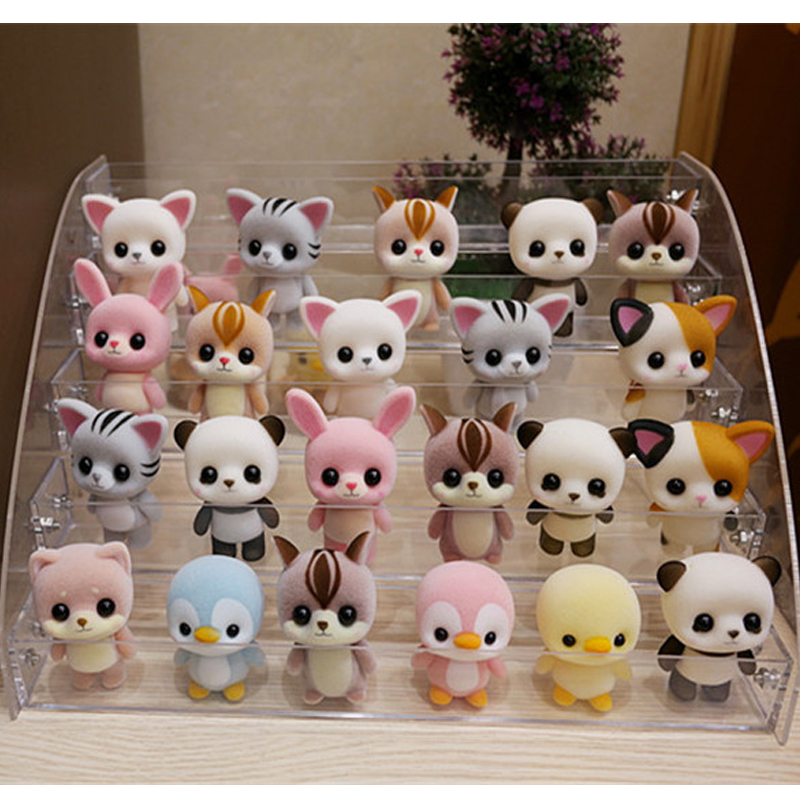 Kids Toys Resale - かわいい動物人形アニメアクションフィギュア可動式BJDカワイイミニチュアフィギュアBJD愛好家向けコレクタブルデコレーション女の子へのギフト