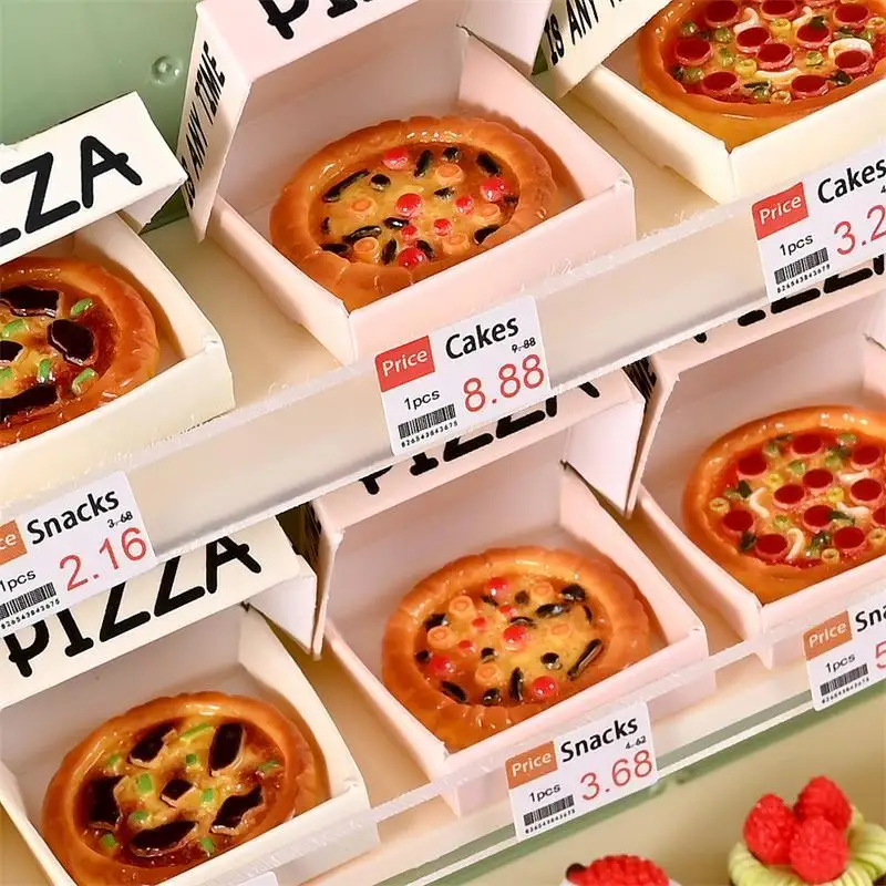 10 個ドールハウスミニチュア模擬ピザモデルキッチン食品アク - Kids Toys Play のレビューと価格