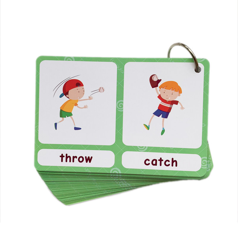 100組の反対語フラッシュカード 英語語彙カード 子供向け  - Kids Toys Idea のレビューと価格