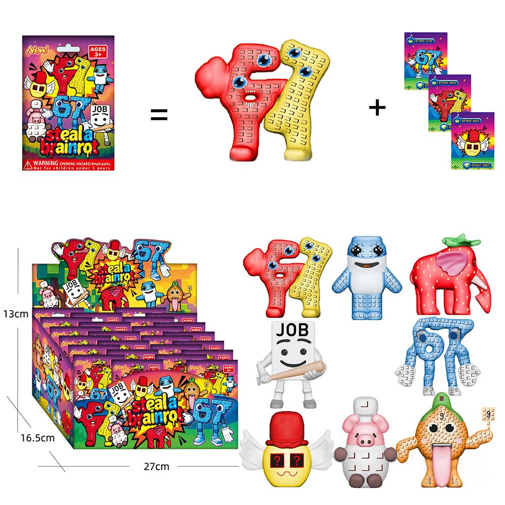 8 ピース/セット Steal A Brainrot ブライ - Kids Toys Xmas のレビューと価格