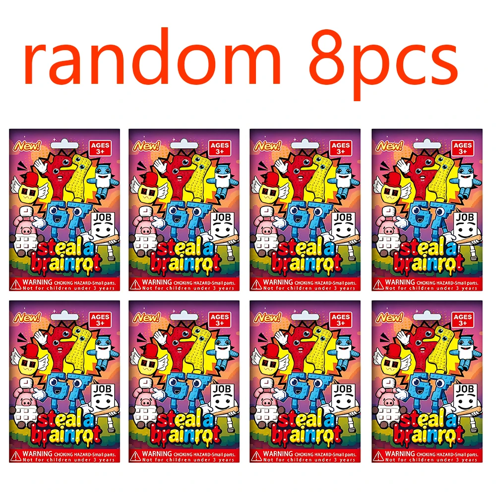 8 ピース/セット Steal A Brainrot ブライ - Kids Toys Xmas のレビューと価格