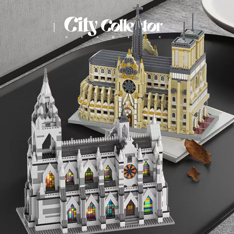 ノートルダム・ド・パリ コロン大聖堂 ビルディングブロックセ - Kids Toys Paris のレビューと価格