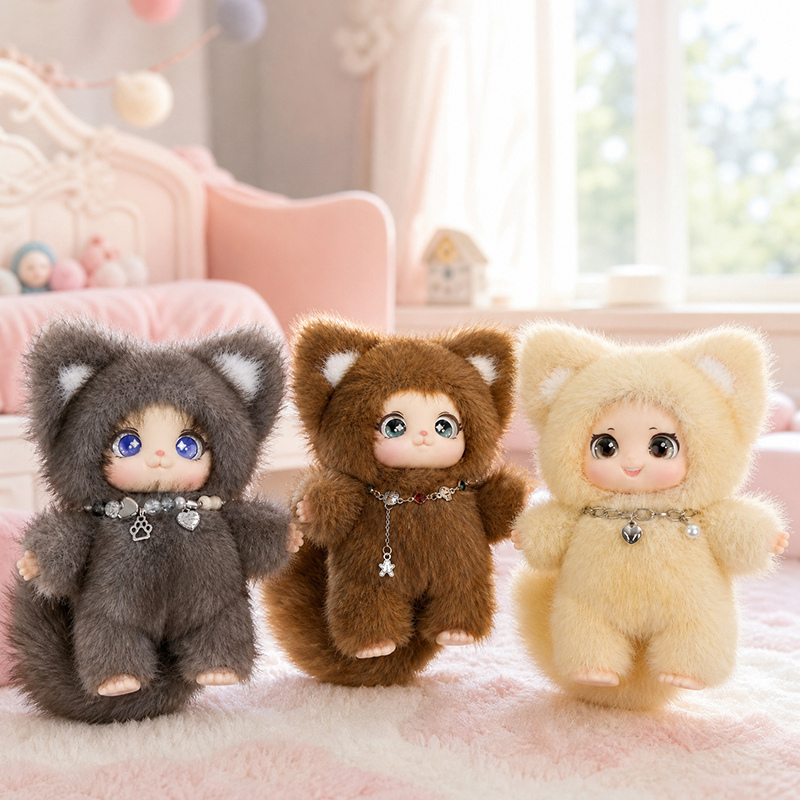 かわいいキツネのぬいぐるみ、ビニール製の顔を持つキツネのぬい - Kids Toys Movie のレビューと価格