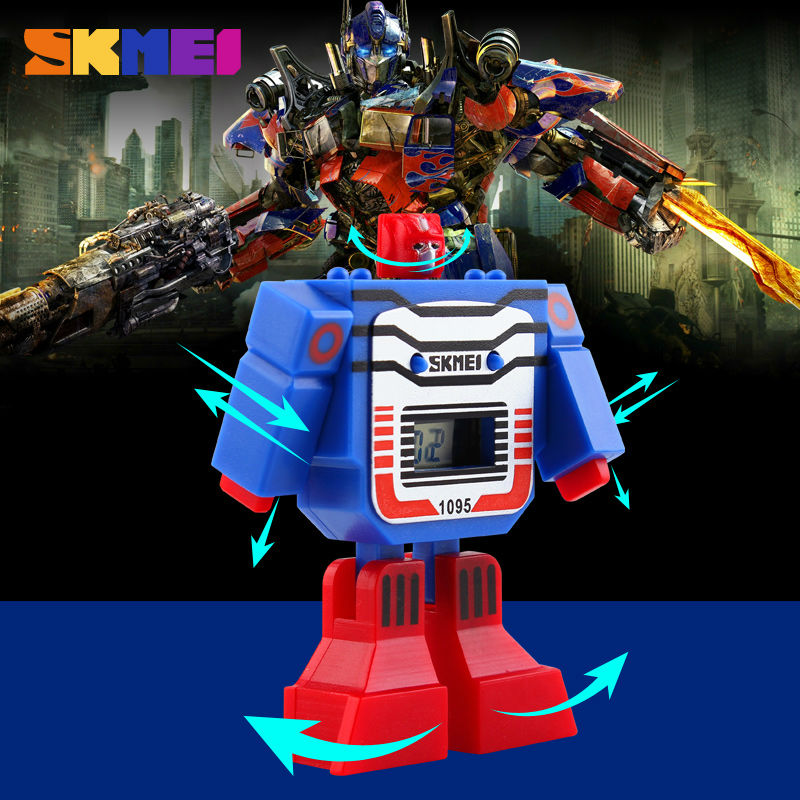 SKMEI 漫画キッズ腕時計 LED デジタル子供スポーツ腕 - Kids Toys List のレビューと価格