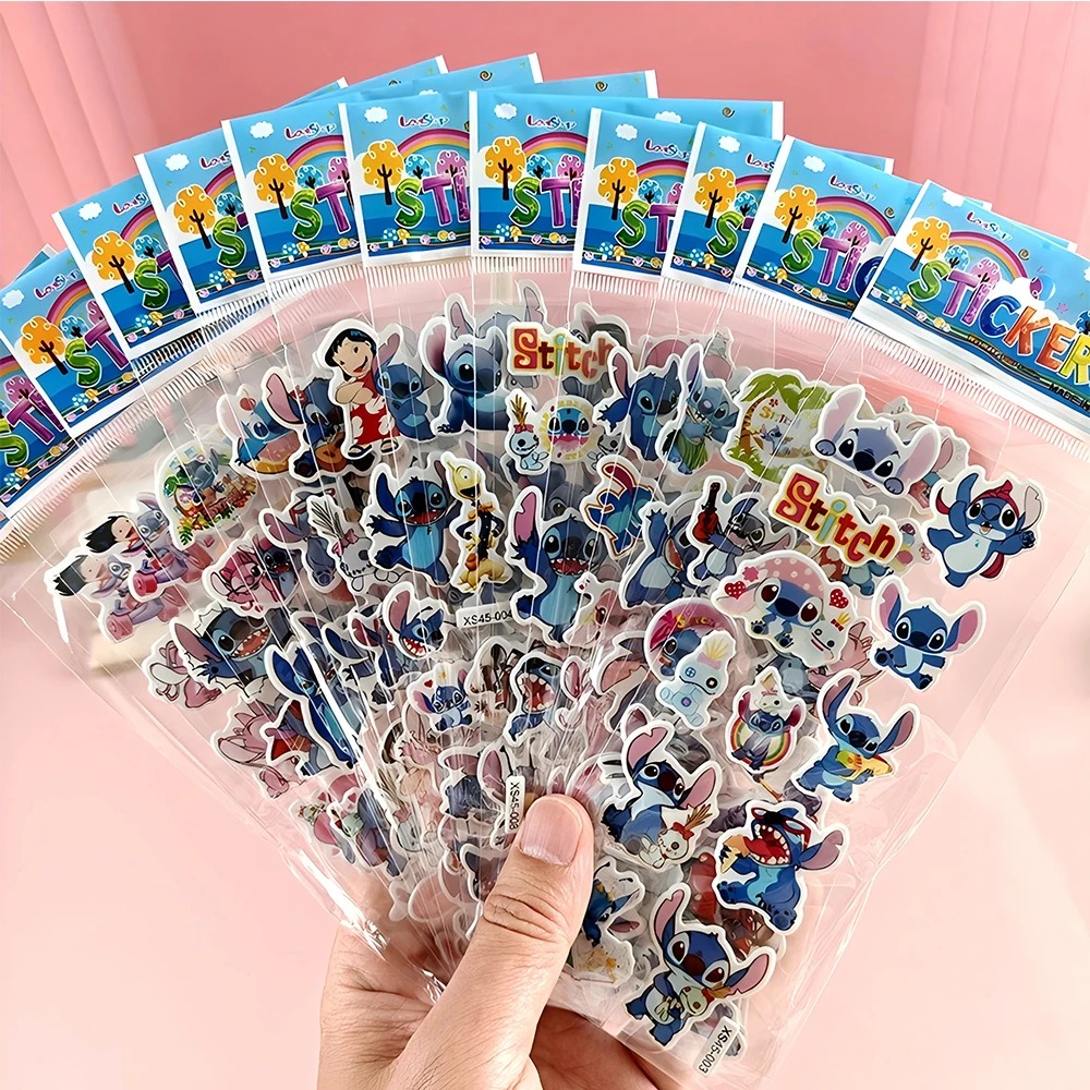 48 枚かわいいディズニーリロスティッチステッカーハンドアカ - Kids Toys Movie のレビューと価格