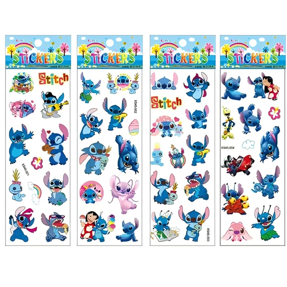 48 枚かわいいディズニーリロスティッチステッカーハンドアカ - Kids Toys Movie のレビューと価格