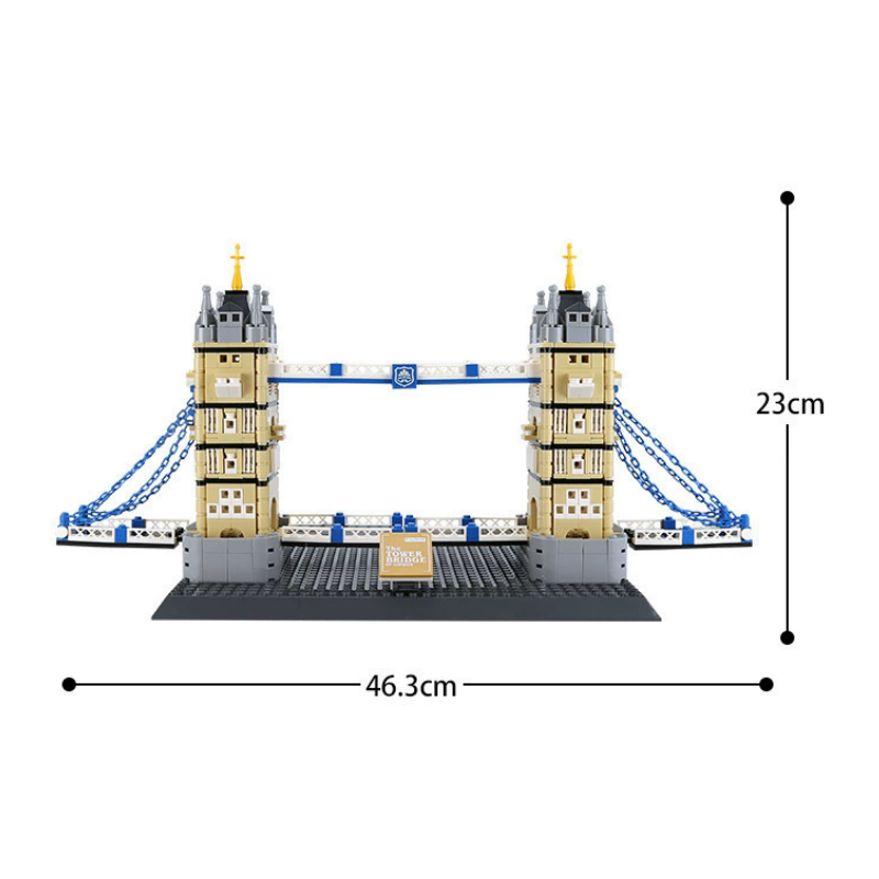 新しい970ピース ロンドン イギリス ツインタワーズ橋 組 - Kids Toys London のレビューと価格
