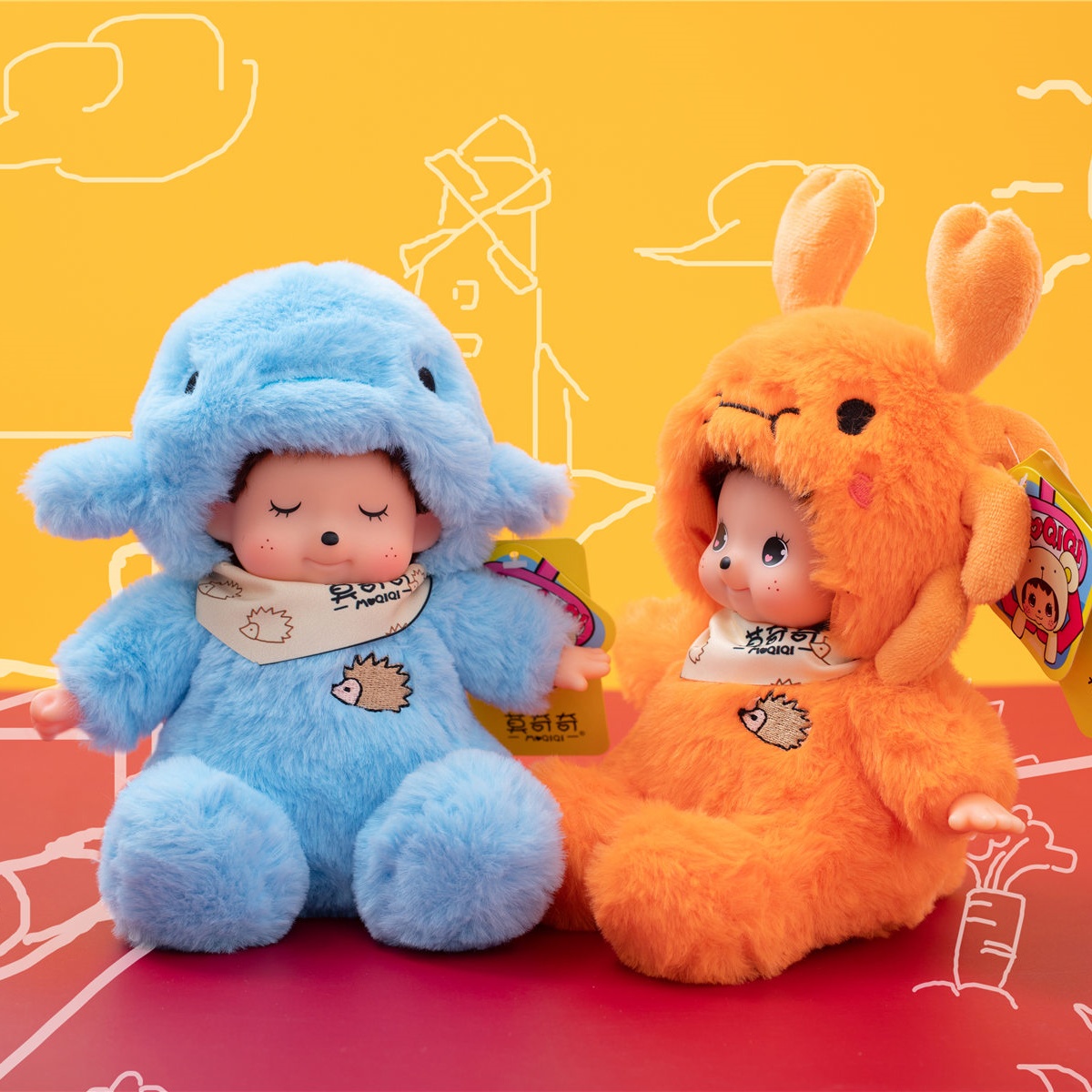 18cmのモチチビニールフェイスぬいぐるみ、イルカ、牡羊座、 - Kids Toys Movie のレビューと価格