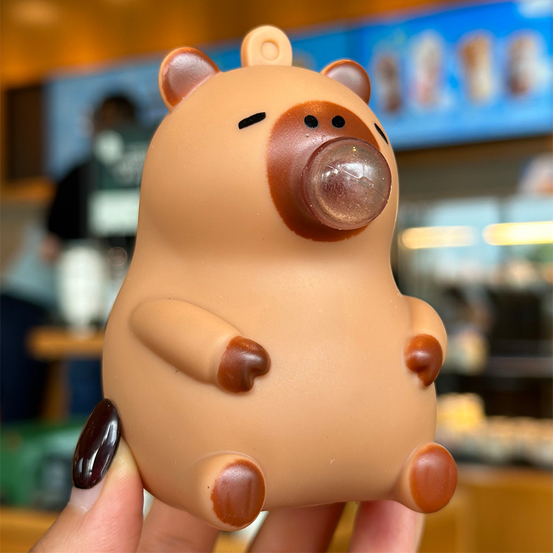 カピバラ人形ピンチペンダントおもちゃ、スクイーズ、バブル、ス - Kids Toys Play のレビューと価格
