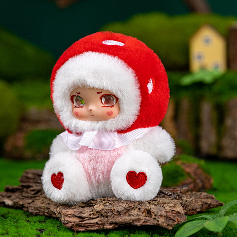 14cmキノコガールビニールぬいぐるみ かわいい菌類の妖精ぬ - Kids Toys Movie のレビューと価格