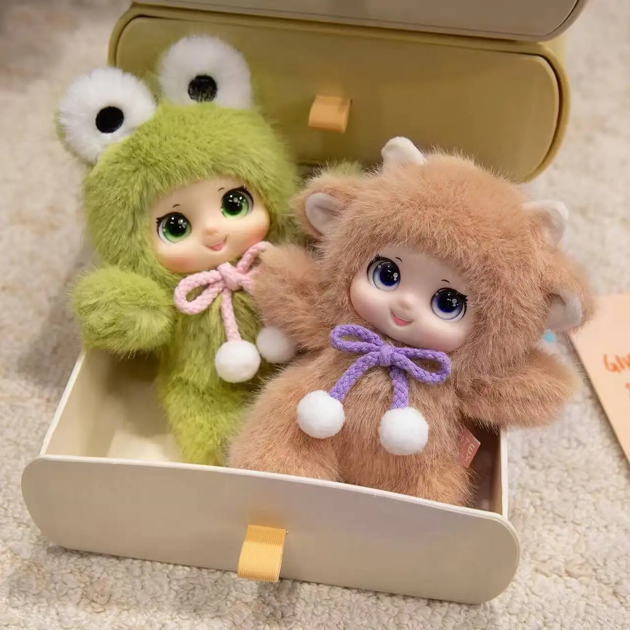 18cm / かわいい動物のビニール製顔付きぬいぐるみ、動物 - Kids Toys Movie のレビューと価格