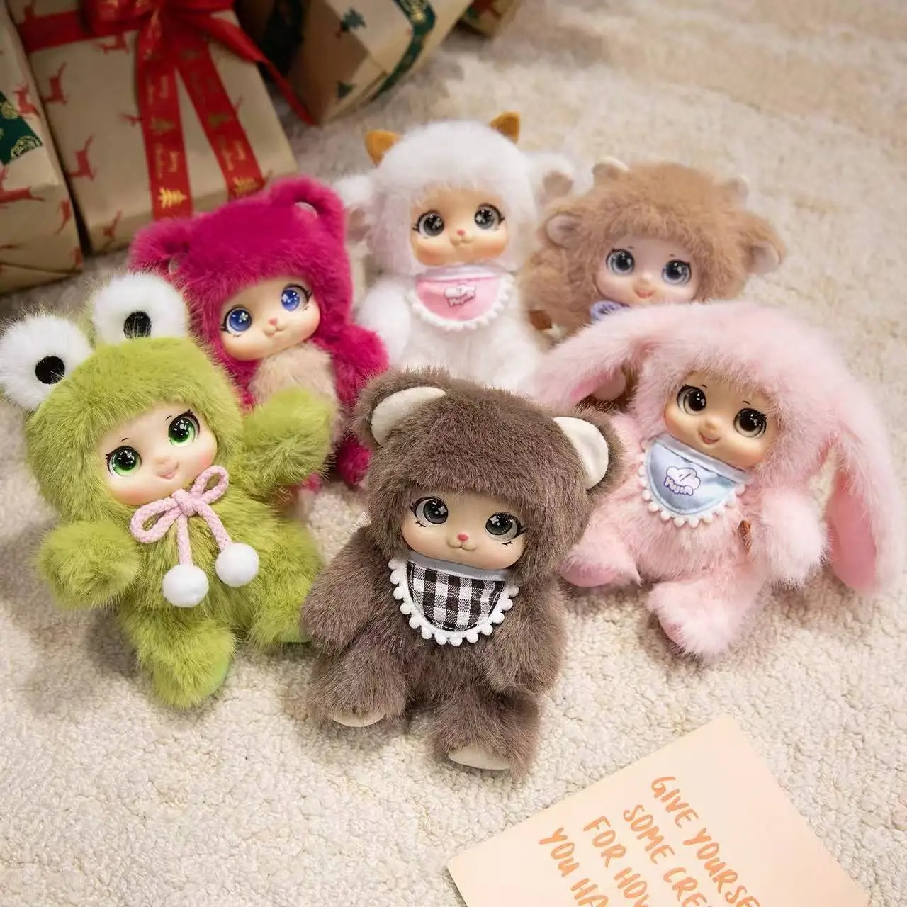 18cm / かわいい動物のビニール製顔付きぬいぐるみ、動物 - Kids Toys Movie のレビューと価格