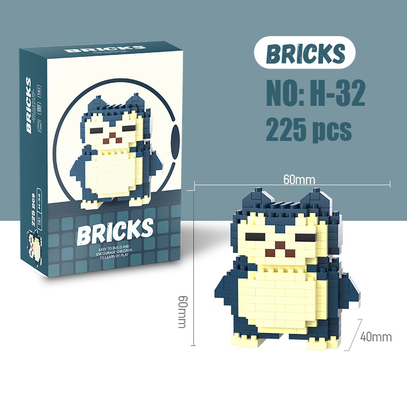 ポケモンマイクロビルディングブロックピカチュウドラゴナイトゲ - Kids Toys Movie のレビューと価格