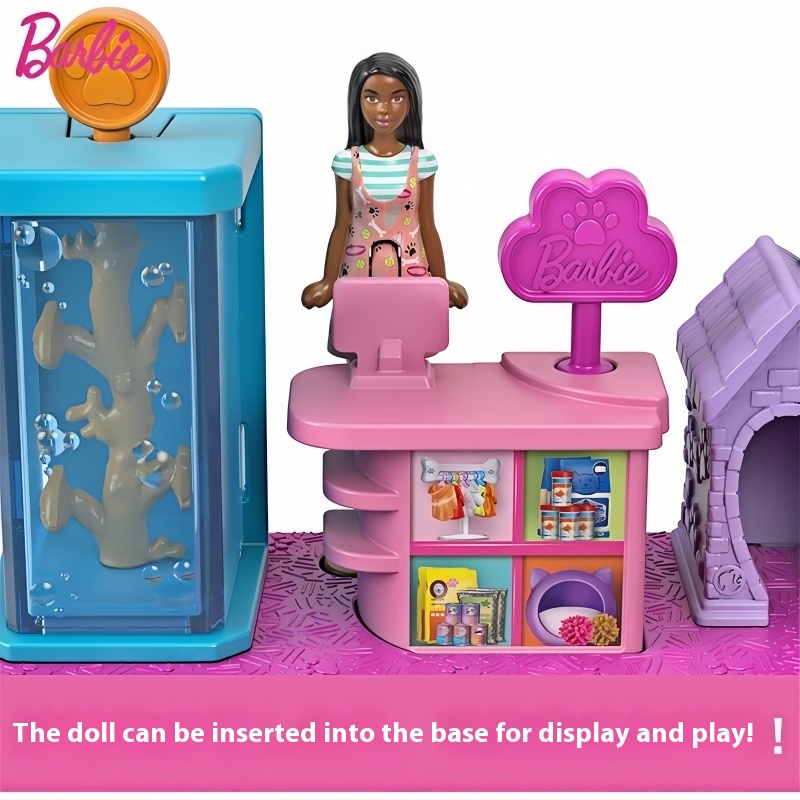 オリジナルミニバービーランドドールハウスヘアサロンペットブテ - Kids Toys Resale のレビューと価格