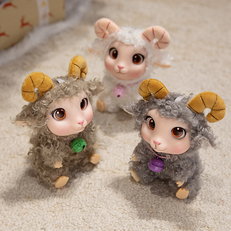 かわいい子羊のぬいぐるみ、柔らかいビニール製のぬいぐるみ、山 - Kids Toys Movie のレビューと価格