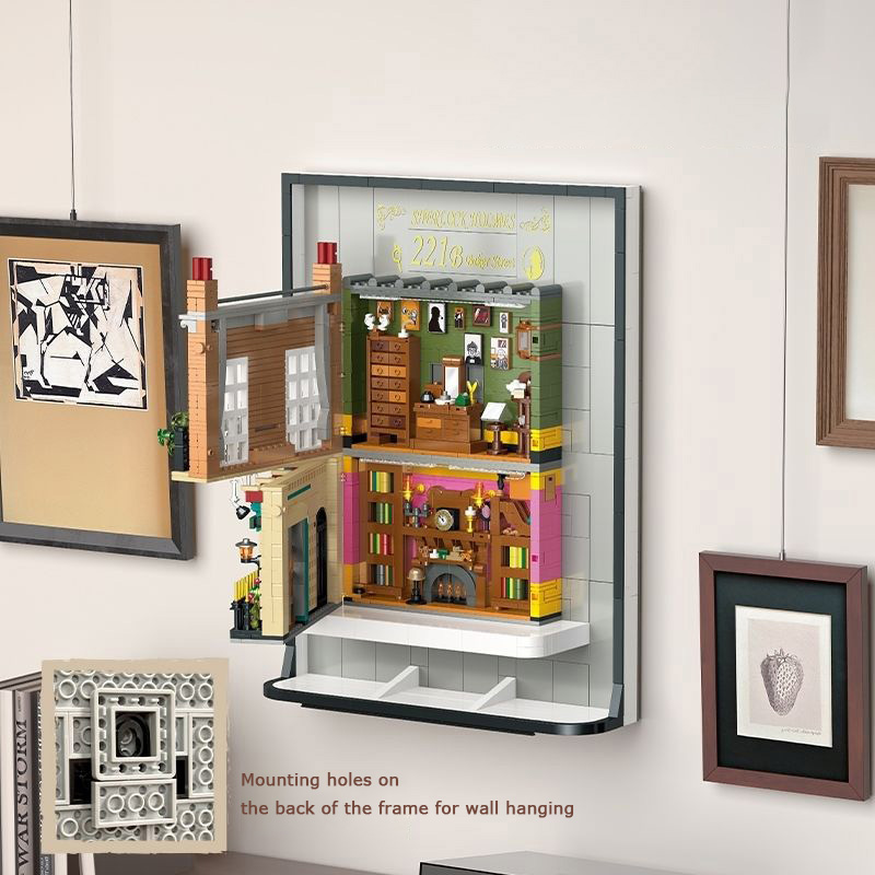 シャーロック・ホームズハウス ビルディングブロック 221B - Kids Toys London のレビューと価格
