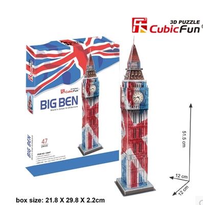 3D パズルロンドンビッグベン DIY 建物紙モデル子供クリ - Kids Toys London のレビューと価格