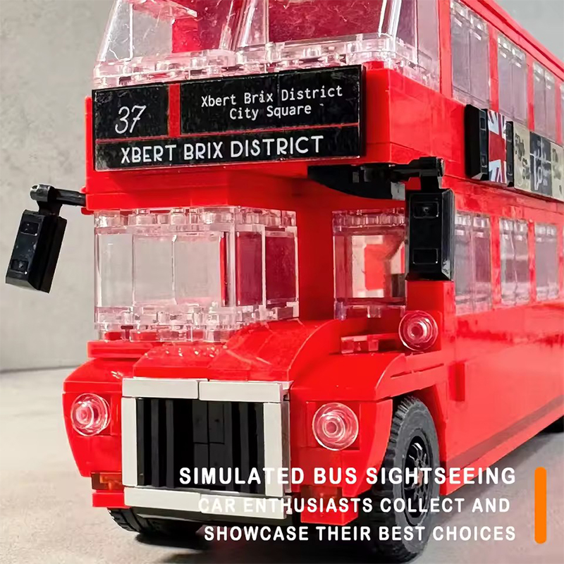 745ピース ロンドンバスモデルブリック MOCシティ 二階 - Kids Toys London のレビューと価格
