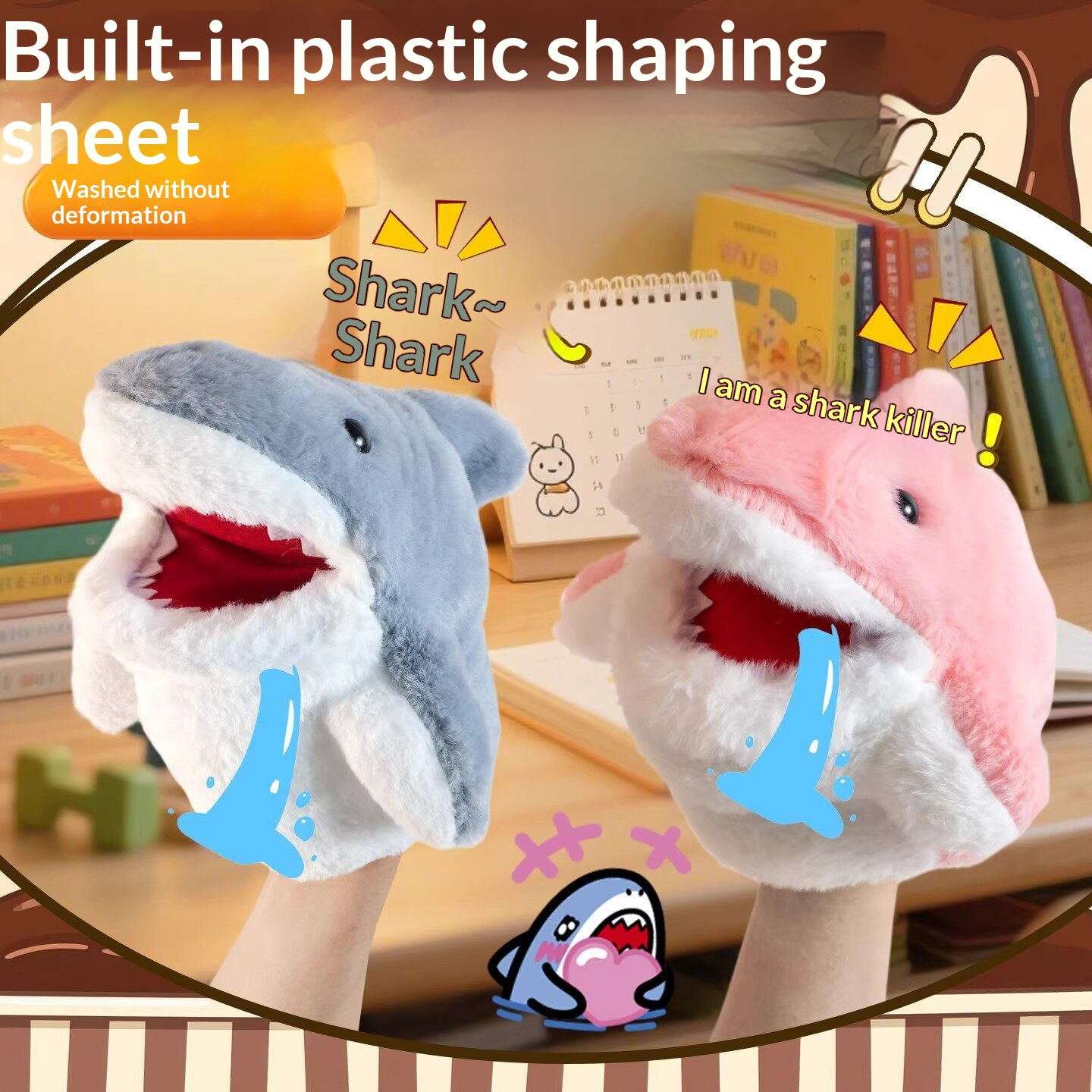 サメハンドパペットぬいぐるみサメアームグローブおもちゃ面白い - Kids Toys Play のレビューと価格