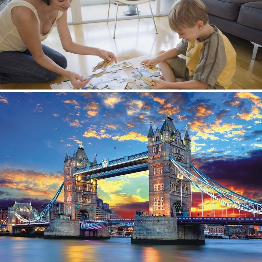 1000ピースの有名な風景ジグソーパズル 子供と大人向け ロ - Kids Toys London のレビューと価格