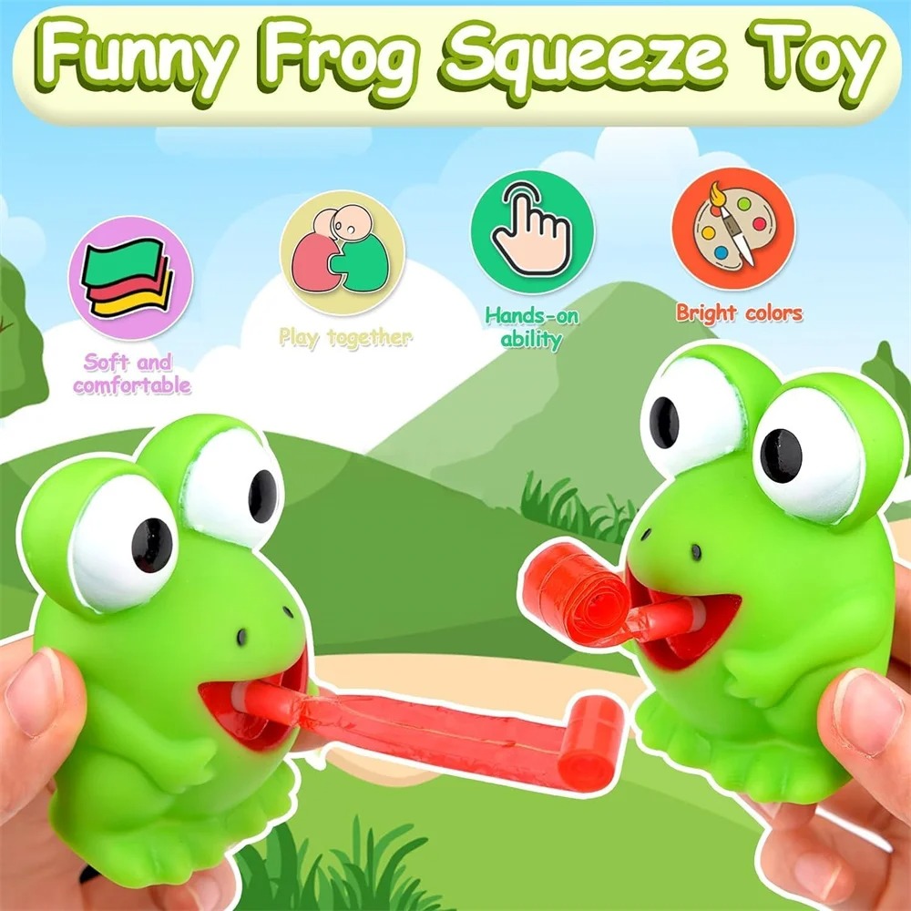 ストレス解消カエル＆恐竜おもちゃ - 舌で挟むスクイーズポッ - Kids Toys Videos のレビューと価格