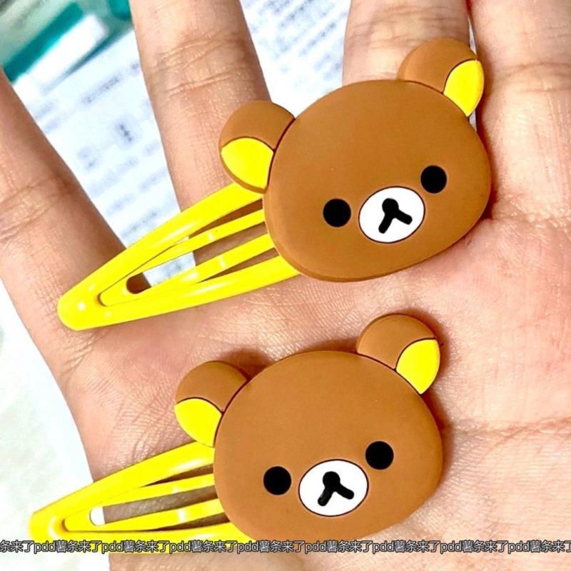 かわいいリラックマ漫画ヘアクリップ日本韓国スタイル人形前髪ヘ - Kids Toys Resale のレビューと価格