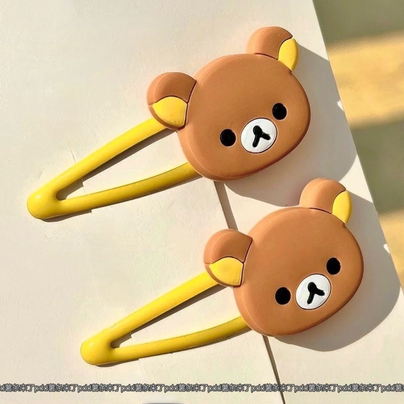 かわいいリラックマ漫画ヘアクリップ日本韓国スタイル人形前髪ヘ - Kids Toys Resale のレビューと価格
