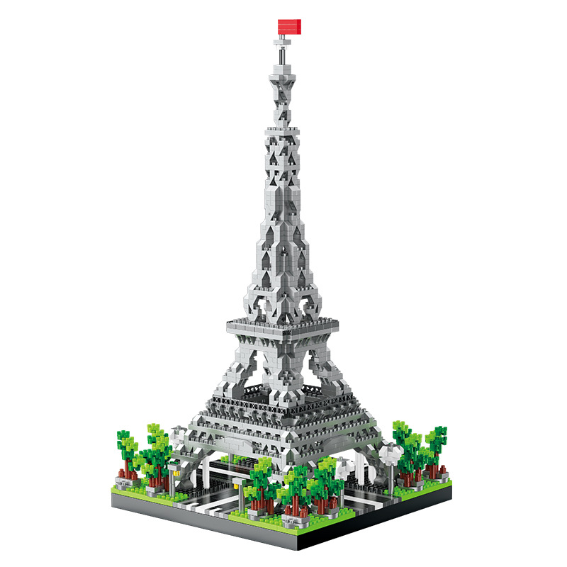 2 サイズ選択パリエッフェル塔マイクロミニビルディングブロッ - Kids Toys Paris のレビューと価格