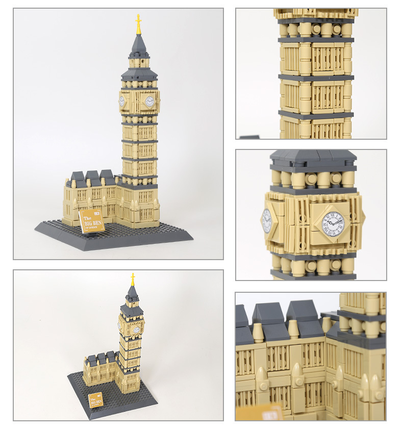 教育用ブロック ロンドン ビッグベン エリザベス タワー 組 - Kids Toys London のレビューと価格
